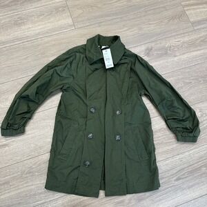 Cabi Expedition Jacket Olive Green Double Breasted 5478 Womens Size XXS NWT